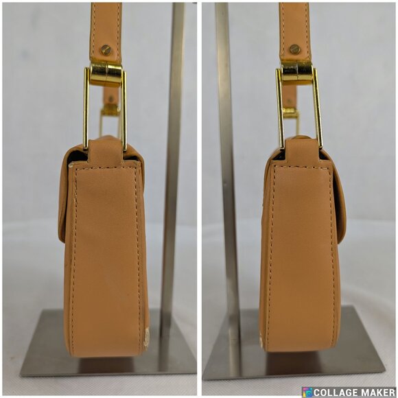 Charles & Keith Charlotte bag Camel Shoulder Bag - Picture 7 of 14